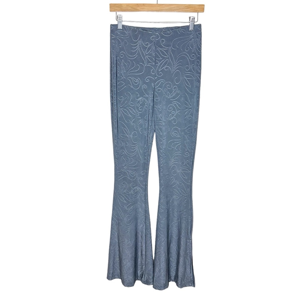 Lucy In The Sky Festival Bell Bottom Embroided Flare High Waist Pants Medium